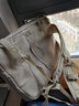BAGSMART双肩包随行仓背包男士旅行出差大容量多功能商务休闲书包电脑包女 岩石白（扩容版 38L） 实拍图