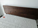 源氏木语实木双人床北美黑胡桃木美式简约木蜡油卧室家具高铺大板床1.5m 实拍图