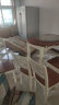 上林春天实木餐桌 可伸缩折叠实木餐桌椅组合餐桌餐椅圆形饭桌子餐厅家具 1.2米地中海 一桌八椅 晒单实拍图