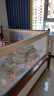 棒棒猪床围栏婴儿童床护栏宝宝防摔边挡板防护栏1.8米 城堡乐园 单面装 实拍图