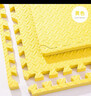 加厚泡沫地垫拼接家用婴儿爬行垫卧室榻榻米垫子打地铺垫子坐垫 黄色 约1.2cm厚60*60cm树叶纹/1片 实拍图