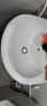 柯鲸卫生间陶瓷洗手盆方形立柱盆阳台洗脸盆面盆洗手池小户型台盆 5207立柱盆+全套配件+冷热龙头 晒单实拍图