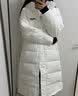 斐乐斐乐女装羽绒服女冬季时尚休闲中长款羽绒服保暖外套 标准白-WT 175/92A/XL 实拍图