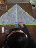 杜威克风筝diy儿童手工绘画空白填色幼儿园教学涂鸦送画材线 2只装 实拍图