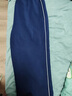 VKIK加厚加绒校服裤子男女秋冬季保暖运动裤小学生初高中一二道杠卫裤 藏蓝色/加绒-一条杠 2XL [125-140斤] 实拍图