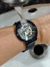 梭伦（SOLLEN）手表男士全自动机械表防水精钢镂空瑞士风学生腕表送男友生日礼物 【国潮系列】蓝钉灰面316【加强升级版】 实拍图
