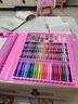 皓梵洁儿童画板绘画套装玩具女孩小孩画画工具套装水彩笔3生日礼物4-6岁 粉色画板【5大类画笔+画纸】 实拍图
