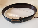 回力（Warrior）皮带男无牙自动扣腰带男商务高端休闲青年中年裤带真皮简约裤腰带 时尚银黑色【升级内穿不露尾】 实拍图