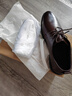 海澜之家HLA皮鞋男士商务休闲秋冬正装德比鞋子男H334/H220 棕色加绒41 实拍图