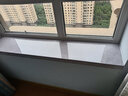 IGIFTFIRE定窗台板自粘亚克力复合包边加宽飘窗台面定窗套防水装饰 浅灰色-无耳款 实拍图