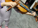 克莉丝蒂娜（Christina）小提琴专业考级演奏儿童初学者手工成人学生小提琴送琴盒琴弦肩托 V04新款哑光 1/2身高130cm以上 实拍图