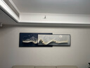 墨派（Mopai）现代轻奢客厅沙发背景墙装饰画2025新款叠加画极简高级感挂画 背有靠山 180x50cm(适合2.5米沙发)晶瓷 实拍图