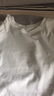 真维斯（JEANSWEST）长袖t恤女秋季基础款纯棉舒适宽松修身上衣内搭打底衫白色XL 实拍图