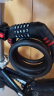 玥玛 9005-1.5米自行车锁山地车锁单车防盗锁5位密码锁骑行装备 黑色 实拍图