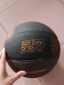 安踏（ANTA）篮球灵丹系列 成人训练比赛室内外标准7号耐磨防滑手感PU蓝球 黑灰色(标准球/撘配件） 晒单实拍图