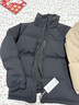 京东京造羽绒服25秋冬新款立领加绒加厚面包服短款羽绒外套 卡其色 2XL 实拍图