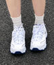斯凯奇（Skechers）女小白鞋厚底增高休闲鞋网面透气运动鞋时尚春季款 99999863 白色/海军蓝色/WNV 37 实拍图