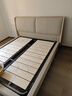 菲玛仕（freemax）【现货】意式双人床1.8米2米主卧大床头层牛皮实木床极简真皮床50 【头层小牛皮+15CM钢木排骨架】单床 1.8*2.0框架【普通款】 实拍图