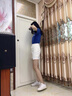 红蜻蜓半身裙牛仔短裙女2025年夏季新款女装高腰防走光a字女士包臀裙子 白色短裙 L 实拍图