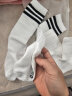 迪士尼儿童袜子男女童棉袜长筒袜高筒足球袜子SM3661  2条白色 L码18-20 晒单实拍图