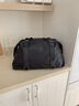 viney大容量旅行包手拎包男健身包手提斜挎包出差短途行李包训练运动包 【黑色】休闲便携商务旅游包 28L 实拍图
