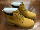 Jeep男士马丁靴男2025新款秋冬美式复古高帮大黄靴英伦踢不烂工装男靴 黄色 43 （皮鞋码） 实拍图