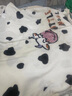 南极人（Nanjiren）冬季毛毯被子加厚毯子双层拉舍尔单人午睡沙发盖毯婚庆保暖学生 奶牛 150cmX200cm约4斤 实拍图