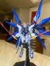 万代高达 模型手办Gundam 拼插拼装模型RG 高达玩具 RG强袭自由高达+支架 实拍图