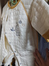 棉芹婴幼儿衣服春秋款新生儿连体衣宝宝衣服婴儿系带哈衣纯棉爬爬服 浅蓝地球2件装【四季款】 59码(建议1-3个月8-12斤) 实拍图