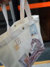 伽嗒 日式和风可爱帆布饭盒袋子学生抽绳束口手提便当袋保温袋便当包 日式按扣 猫和老鼠 实拍图