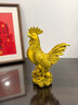 百纳源 大公鸡摆件 铜公鸡金鸡铜鸡的摆件黄铜金钱鸡家居饰品 2#精品福字鸡+礼包 实拍图