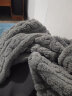 着邻（ZHUOLIN）加厚珊瑚绒浴袍情侣睡衣秋冬季家居服长款浴衣男女长袖 豆绿色 XL(120-160斤) 晒单实拍图