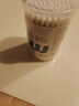 稳健出行医用棉签双头掏耳鼻清洁化妆脱脂棉棉棒白色7.5cm100支/桶 实拍图