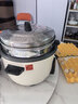 德玛仕（DEMASHI）商用电饭锅大容量餐饮饭店蒸饭锅食堂酒店家用老式电饭煲米饭保温桶蒸笼茶叶蛋锅特大号容量1-30人 13升+蒸笼 | 15-28人 |煮7斤米|暖柠黄 实拍图