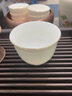 聚御瓷品茗杯潮汕家用功夫茶杯套装羊脂玉白瓷小茶杯陶瓷喝茶杯子闻香杯 铃铛主人杯[7.5*6cm] 120ml 1只 实拍图