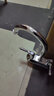 菲时达 冷热双孔水龙头 卫生间洗脸面盆龙头双把双孔 台盆龙头加厚全铜龙头 6668加厚扳把款含60cm进水管一对 实拍图