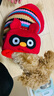 楚克奇（CHUKCHI）狗狗衣服冬装保暖泰迪比熊四脚宠物棉衣棉袄棉服小狗衣服两腿连帽 毛线熊猫-红色 M号4-6斤 实拍图