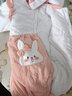 迪迪熊日记（DIDIXIONGRIJI）新生儿衣服冬季夹棉加厚婴儿衣服0-3月宝宝厚款棉服外出抱衣冬装 暖绒公主小粉兔 80cm 适合15-19斤内身高71-78cm 实拍图