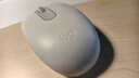 罗技（Logitech）M196 无线蓝牙鼠标 办公鼠标 笔记本商务办公家用 小巧便携 对称手型 珍珠白 实拍图