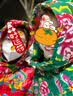 深海骏马高质量长款棉衣外套东北大花中国风汉服男女宽松保暖防寒连帽棉袄 A5绿色（连帽） L 实拍图