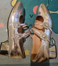 他她（TATA）甜心系列银色玛丽珍鞋法式复古鞋子女款粗跟单鞋XBW02AQ4 银色 38 晒单实拍图