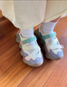 斐乐 斐乐官方女鞋FRAGOLA摩登凉鞋夏季新款时尚休闲草莓凉鞋子 古白色/斑点灰紫-AD 36.5 实拍图