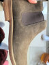 百丽切尔西靴男男鞋冬季商场同款复古真皮短靴A0925DD2 卡其绒里 42 晒单实拍图