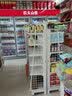辉煌物美超市收银台柜便利店收银台转角柜台小型店铺母婴药店零食店吧台 定制费-非产品 白+灰【90高/2.5厘台面/有隔板】 实拍图