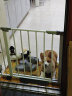 呵花楼梯口护栏婴儿童安全门栏围阳台栏杆宠物宝宝犬狗狗栅栏门免打孔 门+脚踏+加固槽 90-97cm 高76cm栏杆间隙 晒单实拍图