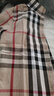 熊迪明纯棉加绒加厚保暖格子衬衫女秋冬装英伦风修身衬衣打底衫长袖上衣 CY661 卡其色 XL建议115-130斤 实拍图