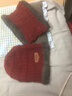 帽子男冬季护耳帽骑行保暖帽大头围毛线帽男包头加绒针织帽男士 酒红色【加绒防风 两件套】 均码有弹力【适合头围55-62cm】 实拍图