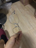 蔡司（ZEISS）近视眼镜框男超轻纯钛大框眼镜架可配防蓝光散光变色眼睛 简约大框 银色 配colorein镜片防蓝光 无度数 实拍图