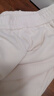 百图betu女装秋季新款休闲裤高腰灯芯绒直筒裤显瘦裤子女2409T81 米白 S 实拍图