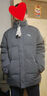 安踏（ANTA）面包羽绒服丨四防短款羽绒服男冬季立领夹克外套男士加厚保暖棉服 四防科技-男装灰7916-2 XL 实拍图